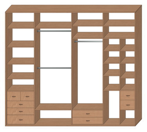 Шкаф купе стандартный
