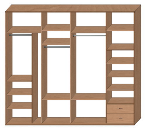 Шкаф купе стандартный