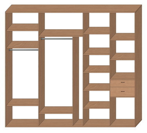 Шкаф купе стандартный