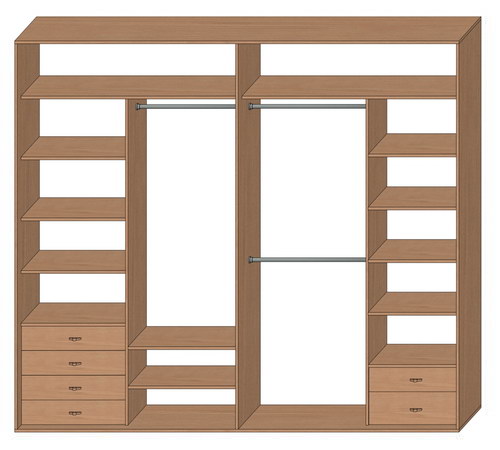 Шкаф купе стандартный