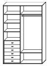 Стандартный шкаф купе  ШК-231