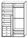 Стандартный шкаф купе  ШК-232