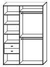 Стандартный шкаф купе  ШК-234