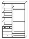 Стандартный шкаф купе  ШК-236