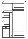 Стандартный шкаф купе  ШК-237