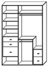 Стандартный шкаф купе  ШК-248