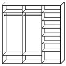 Стандартный шкаф купе  ШК-313