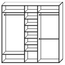 Стандартный шкаф купе  ШК-314