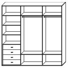 Стандартный шкаф купе  ШК-320