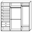 Стандартный шкаф купе  ШК-321