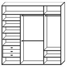 Стандартный шкаф купе  ШК-328