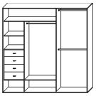 Стандартный шкаф купе  ШК-329