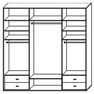 Стандартный шкаф купе  ШК-331