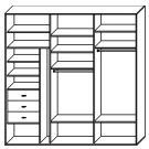 Стандартный шкаф купе  ШК-337
