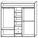 Стандартный шкаф купе  ШК-339