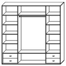 Стандартный шкаф купе  ШК-342