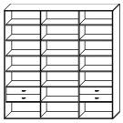 Стандартный шкаф купе  ШК-345