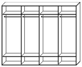 Стандартный шкаф купе  ШК-410