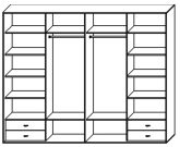 Стандартный шкаф купе  ШК-440