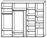 Стандартный шкаф купе  ШК-4463